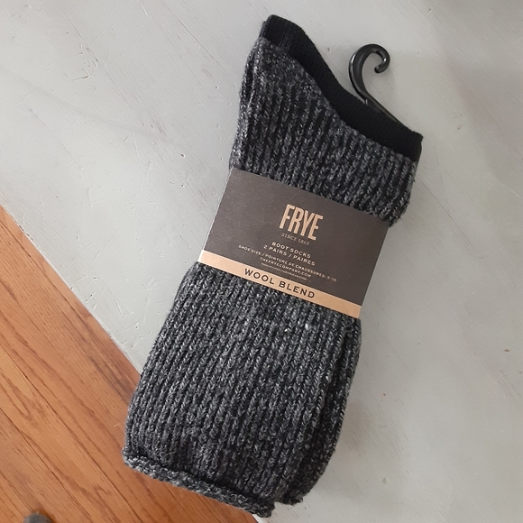 **SOLD**2 Pack Frye Wool Blend Socks NWT